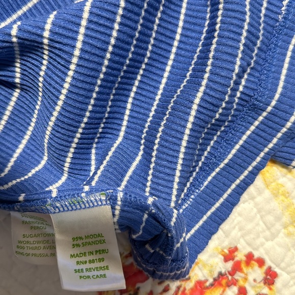 Lilly Pulitzer Marlowe Knit Striped Dress Blue White Pre Owned size small - Picture 9 of 9